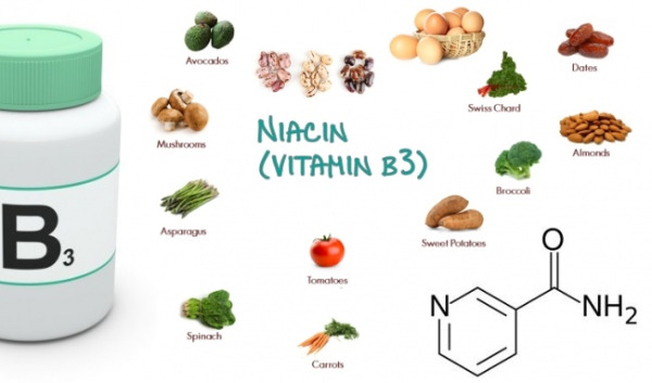 Nhóm Niacin - Vitamin B3 giảm cholesterol máu