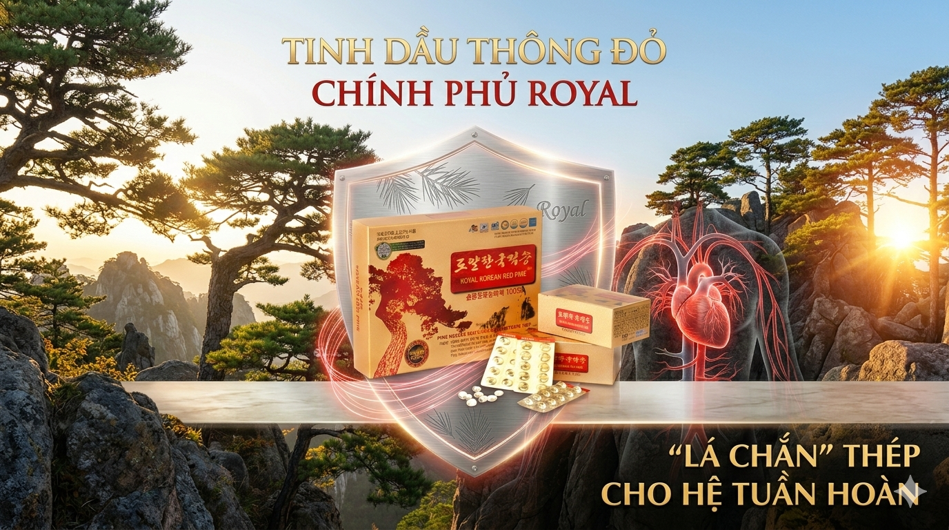 Tinh Dầu Thông Đỏ Chính Phủ - "Lá Chắn" Thép Cho Hệ Tuần Hoàn