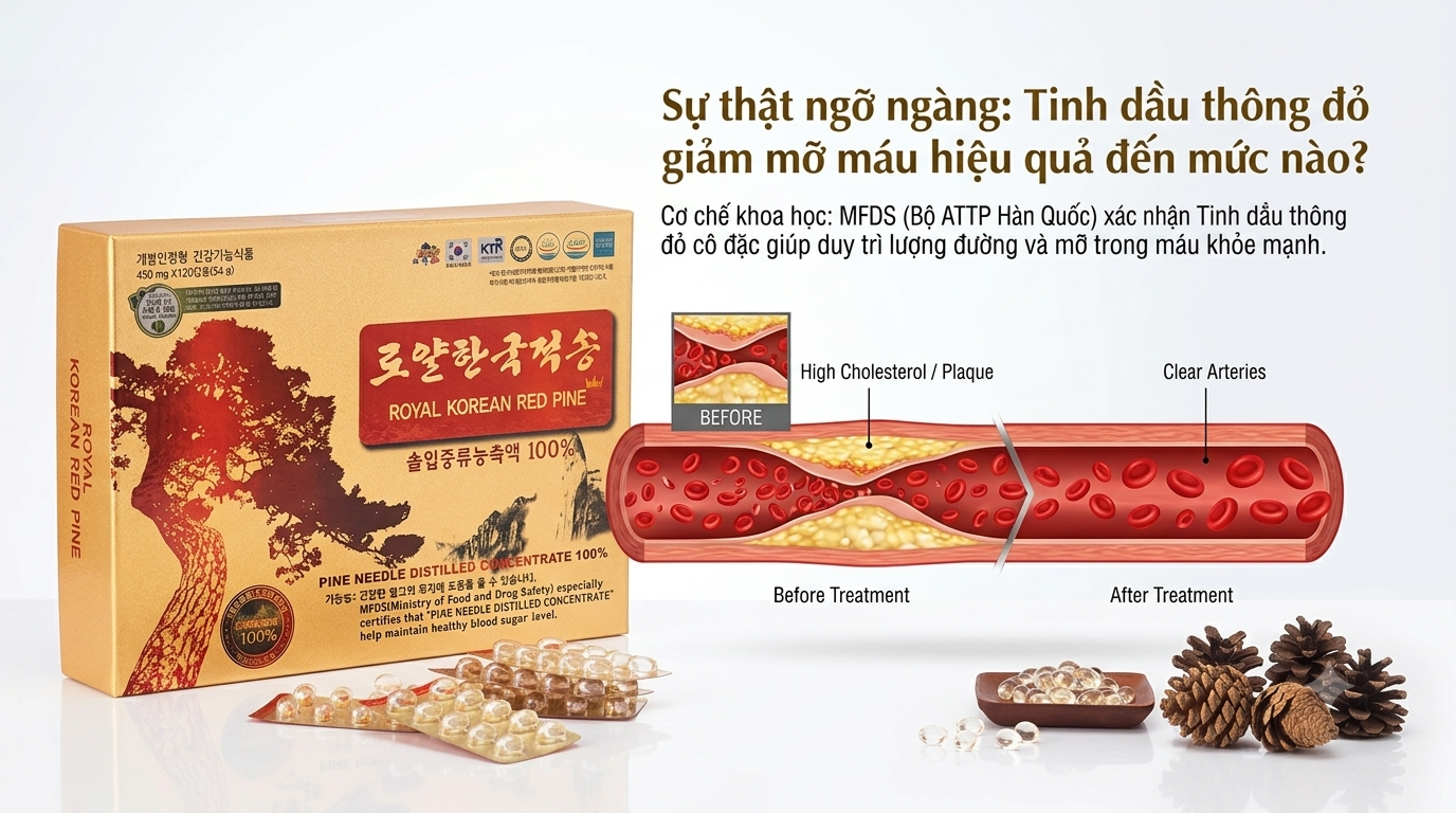 Sự thật ngỡ ngàng: Tinh dầu thông đỏ giảm mỡ máu hiệu quả đến mức nào? Sự thật ngỡ ngàng: Tinh dầu thông đỏ giảm mỡ máu hiệu quả đến mức nào?